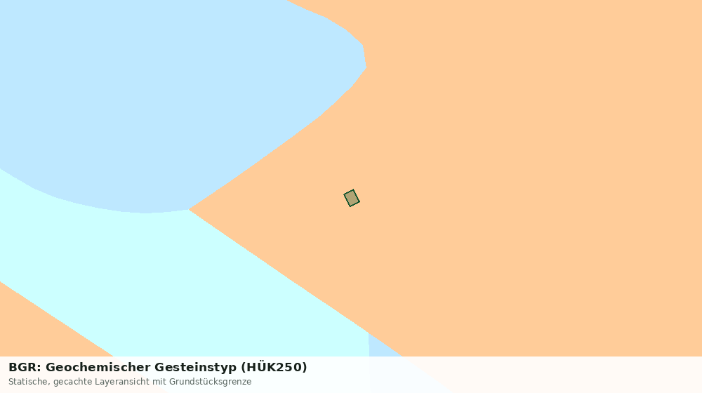 Statische Kartenansicht: BGR: Geochemischer Gesteinstyp (HÜK250)