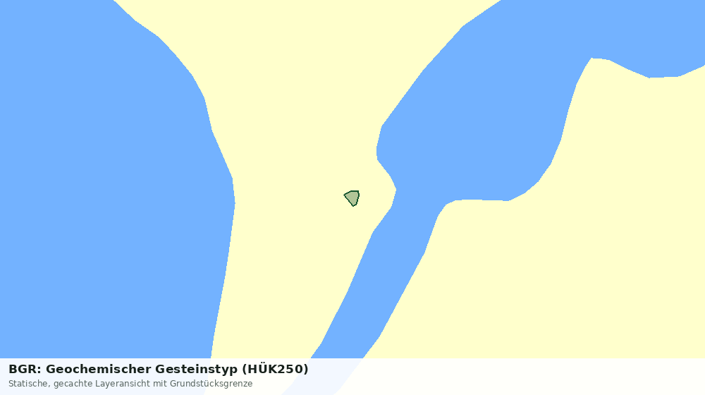Statische Kartenansicht: BGR: Geochemischer Gesteinstyp (HÜK250)