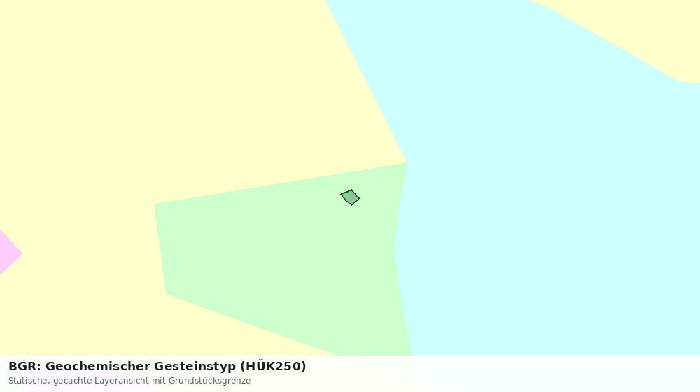 Statische Kartenansicht: BGR: Geochemischer Gesteinstyp (HÜK250)