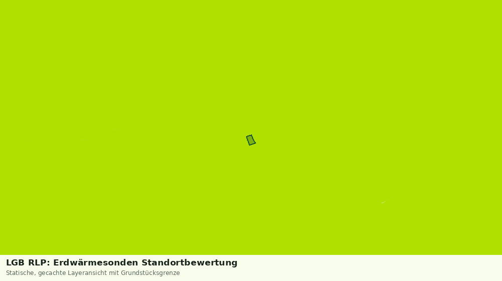 Statische Kartenansicht: LGB RLP: Erdwärmesonden Standortbewertung