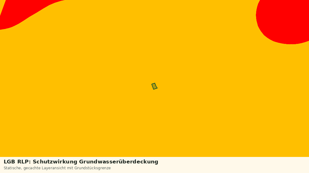 Statische Kartenansicht: LGB RLP: Schutzwirkung Grundwasserüberdeckung