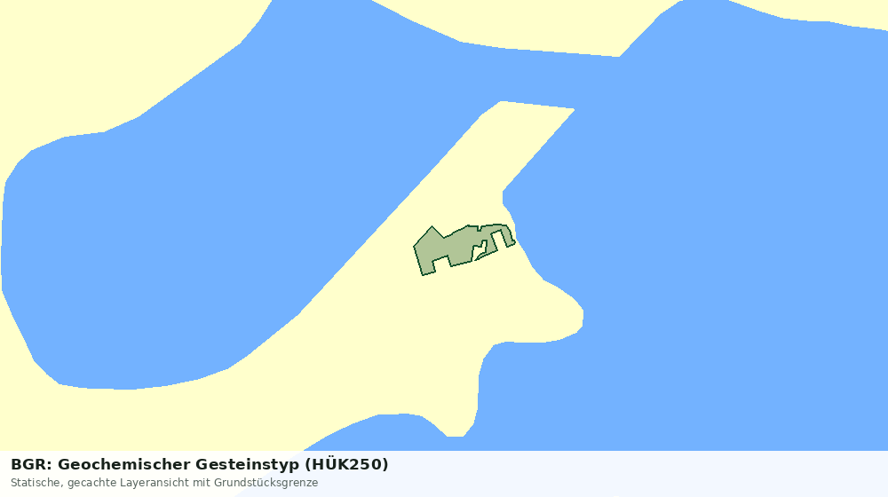 Statische Kartenansicht: BGR: Geochemischer Gesteinstyp (HÜK250)