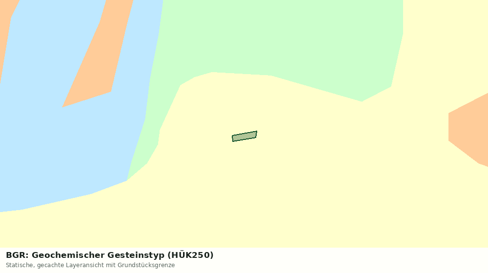 Statische Kartenansicht: BGR: Geochemischer Gesteinstyp (HÜK250)