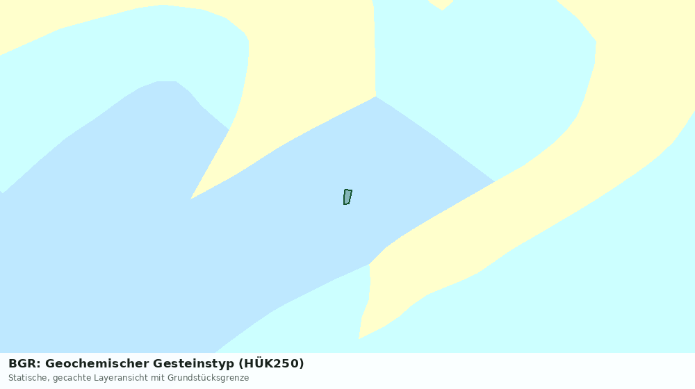 Statische Kartenansicht: BGR: Geochemischer Gesteinstyp (HÜK250)