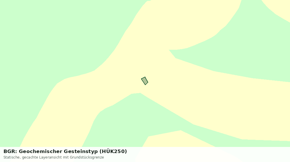 Statische Kartenansicht: BGR: Geochemischer Gesteinstyp (HÜK250)