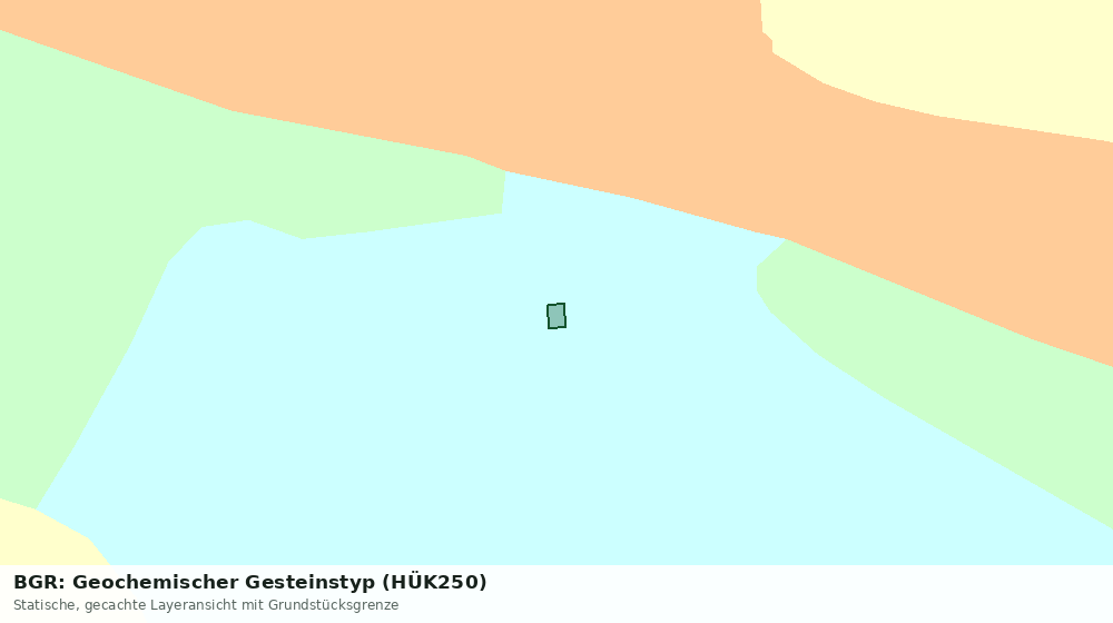 Statische Kartenansicht: BGR: Geochemischer Gesteinstyp (HÜK250)