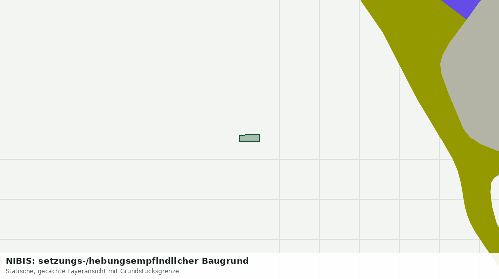Statische Kartenansicht: NIBIS: setzungs-/hebungsempfindlicher Baugrund