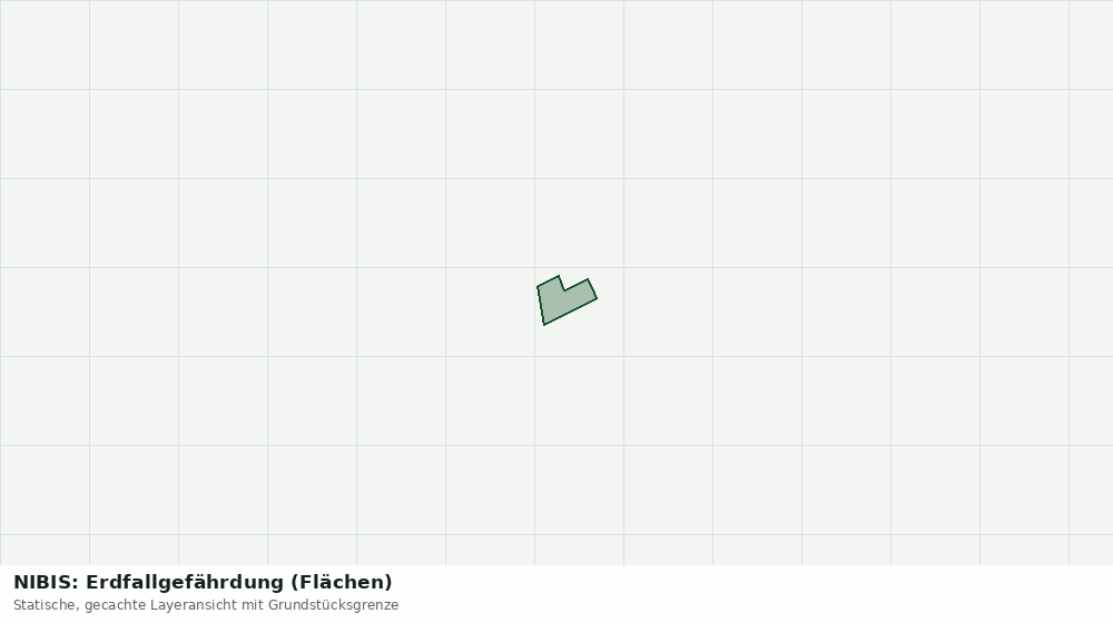 Statische Kartenansicht: NIBIS: Erdfallgefährdung (Flächen)