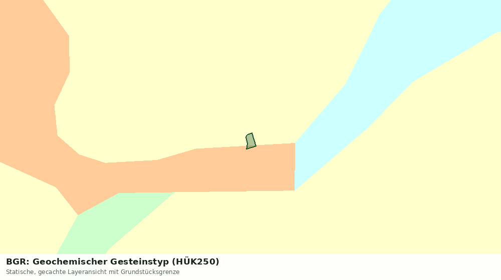 Statische Kartenansicht: BGR: Geochemischer Gesteinstyp (HÜK250)