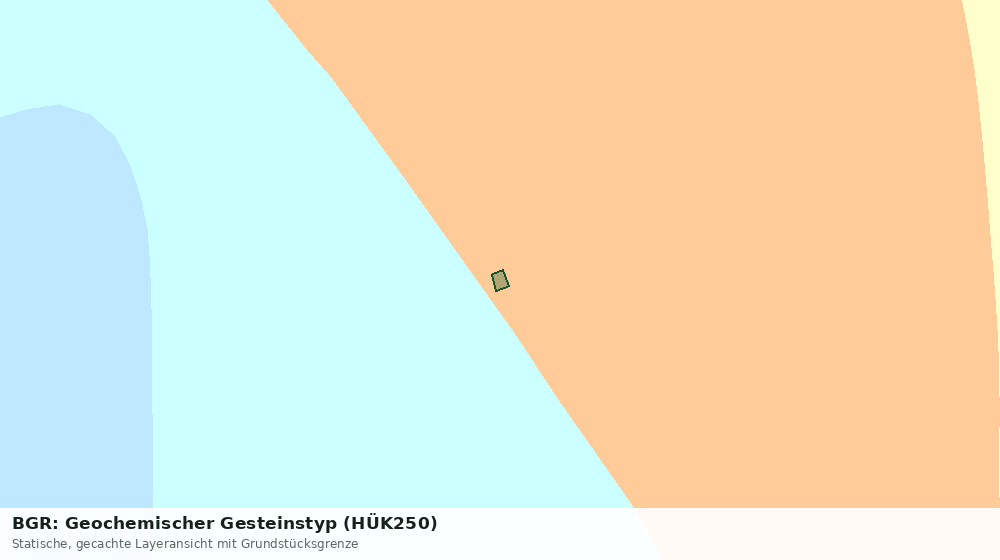 Statische Kartenansicht: BGR: Geochemischer Gesteinstyp (HÜK250)