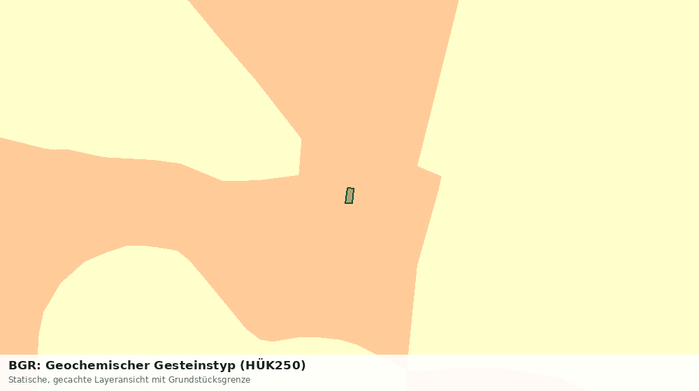Statische Kartenansicht: BGR: Geochemischer Gesteinstyp (HÜK250)