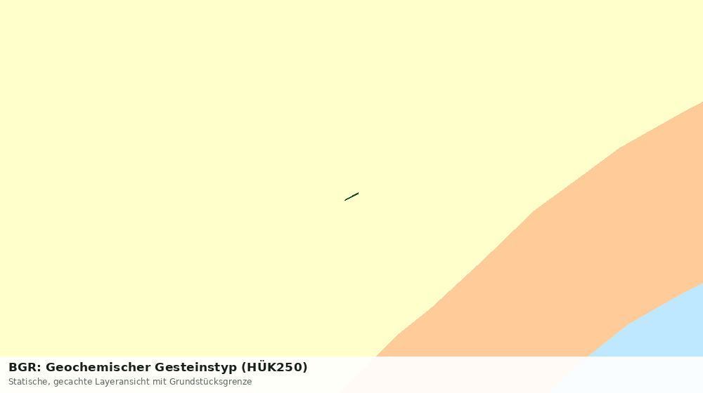 Statische Kartenansicht: BGR: Geochemischer Gesteinstyp (HÜK250)