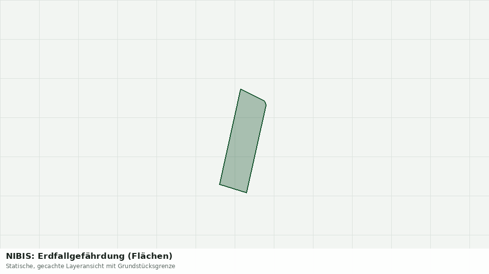 Statische Kartenansicht: NIBIS: Erdfallgefährdung (Flächen)