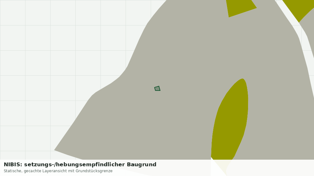 Statische Kartenansicht: NIBIS: setzungs-/hebungsempfindlicher Baugrund