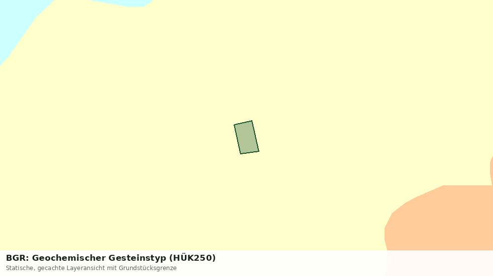 Statische Kartenansicht: BGR: Geochemischer Gesteinstyp (HÜK250)
