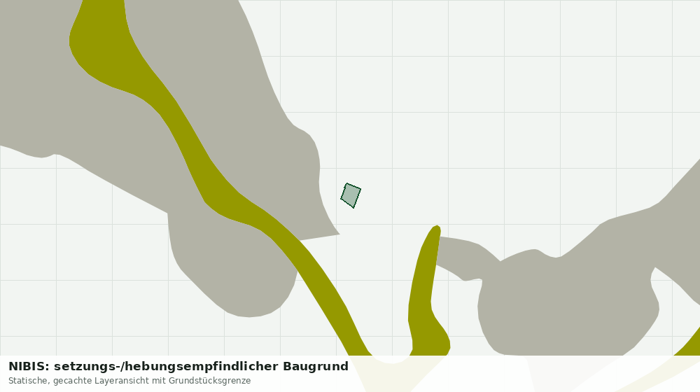 Statische Kartenansicht: NIBIS: setzungs-/hebungsempfindlicher Baugrund