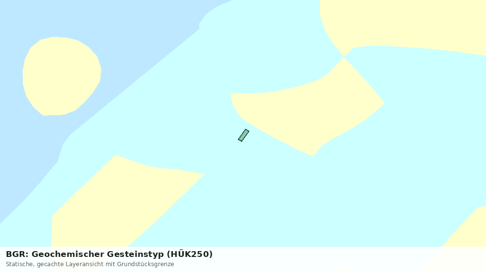 Statische Kartenansicht: BGR: Geochemischer Gesteinstyp (HÜK250)