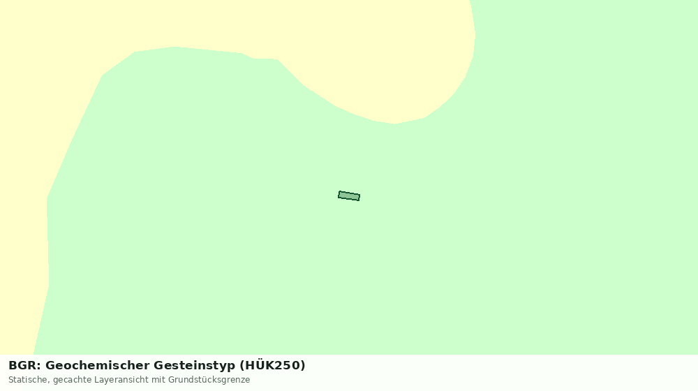 Statische Kartenansicht: BGR: Geochemischer Gesteinstyp (HÜK250)