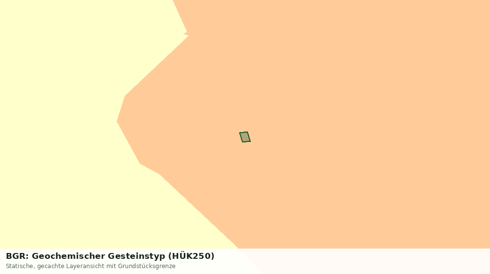 Statische Kartenansicht: BGR: Geochemischer Gesteinstyp (HÜK250)