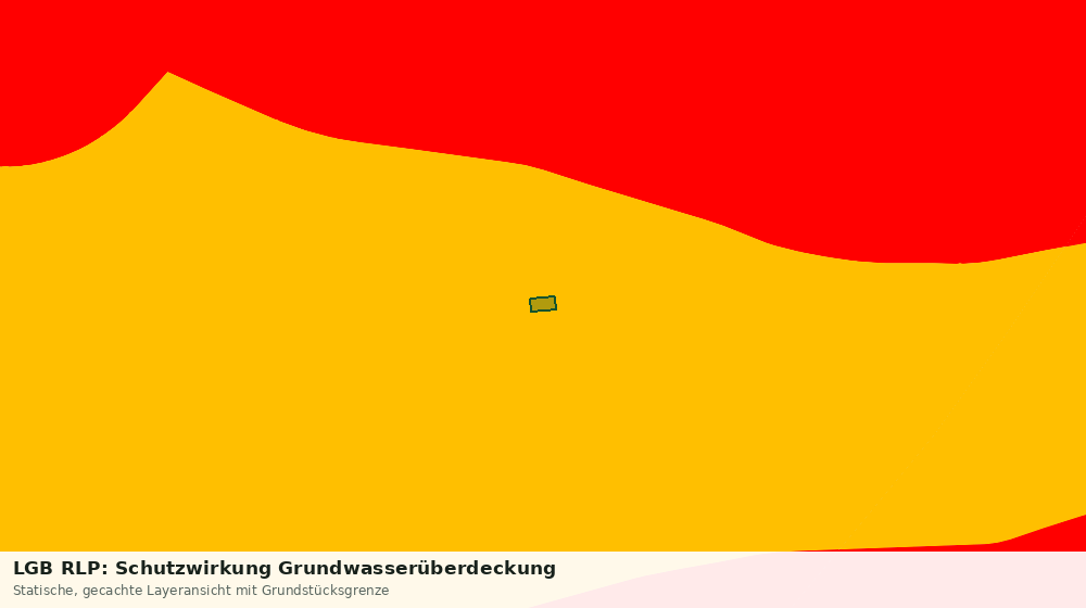 Statische Kartenansicht: LGB RLP: Schutzwirkung Grundwasserüberdeckung