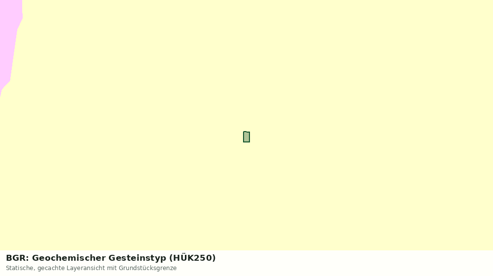 Statische Kartenansicht: BGR: Geochemischer Gesteinstyp (HÜK250)