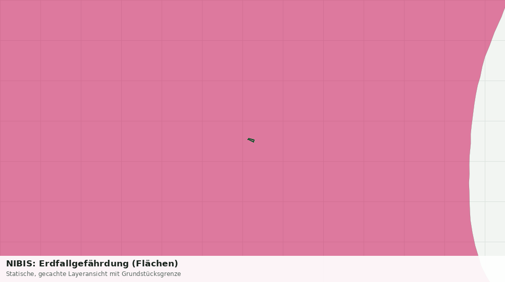 Statische Kartenansicht: NIBIS: Erdfallgefährdung (Flächen)