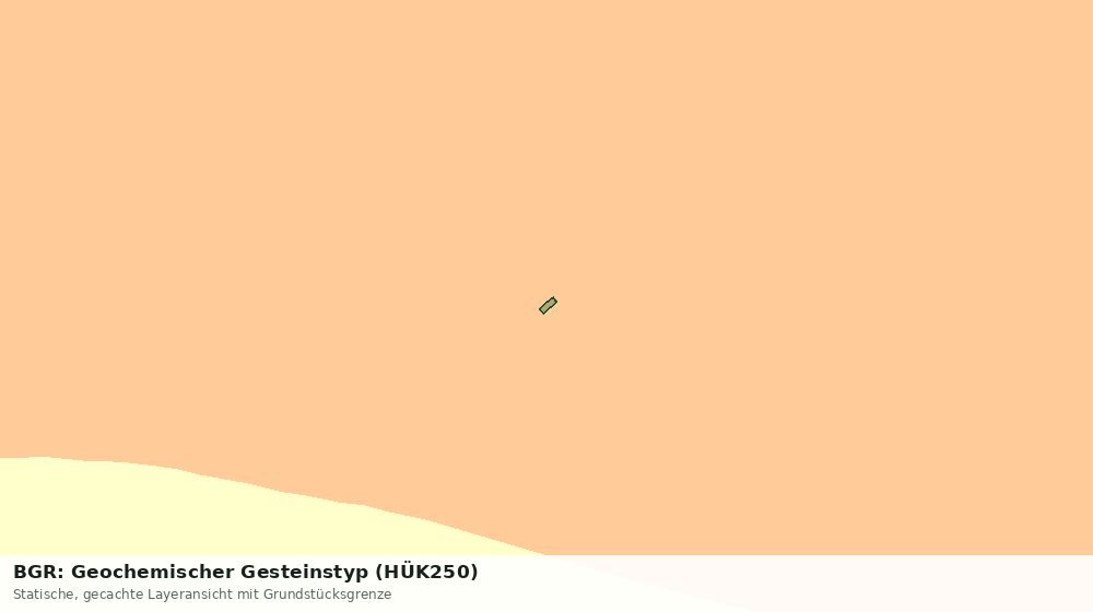 Statische Kartenansicht: BGR: Geochemischer Gesteinstyp (HÜK250)