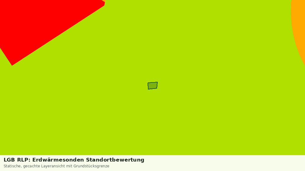Statische Kartenansicht: LGB RLP: Erdwärmesonden Standortbewertung