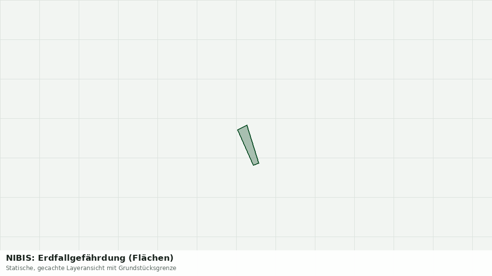 Statische Kartenansicht: NIBIS: Erdfallgefährdung (Flächen)