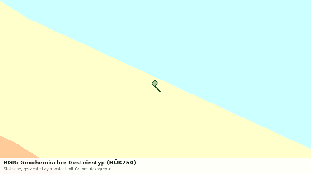 Statische Kartenansicht: BGR: Geochemischer Gesteinstyp (HÜK250)