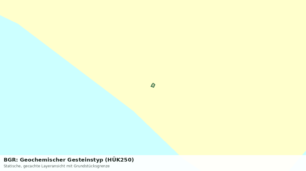 Statische Kartenansicht: BGR: Geochemischer Gesteinstyp (HÜK250)