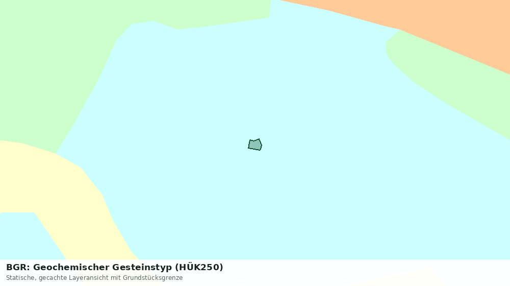 Statische Kartenansicht: BGR: Geochemischer Gesteinstyp (HÜK250)