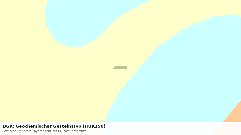 Statische Kartenansicht: BGR: Geochemischer Gesteinstyp (HÜK250)