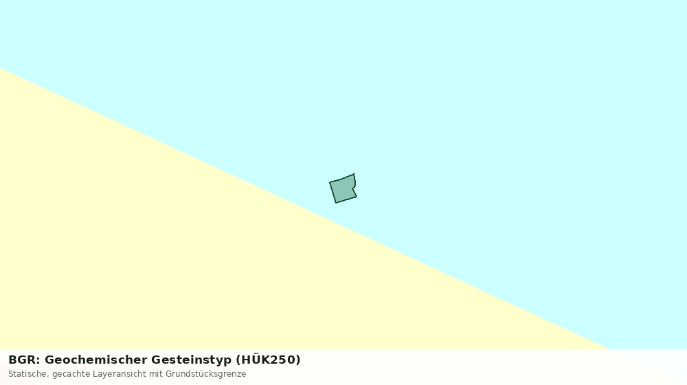 Statische Kartenansicht: BGR: Geochemischer Gesteinstyp (HÜK250)