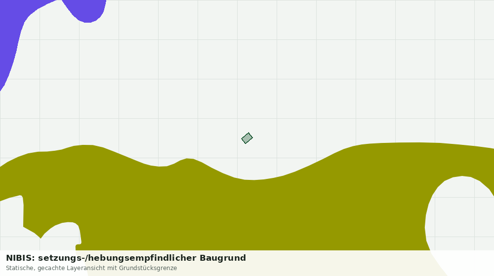 Statische Kartenansicht: NIBIS: setzungs-/hebungsempfindlicher Baugrund