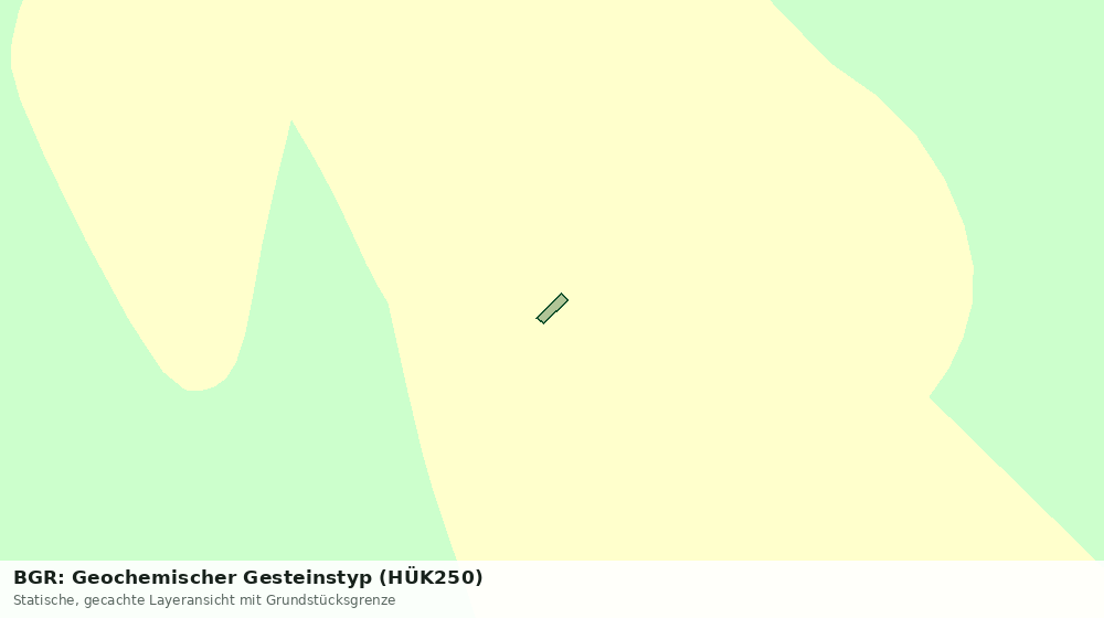 Statische Kartenansicht: BGR: Geochemischer Gesteinstyp (HÜK250)