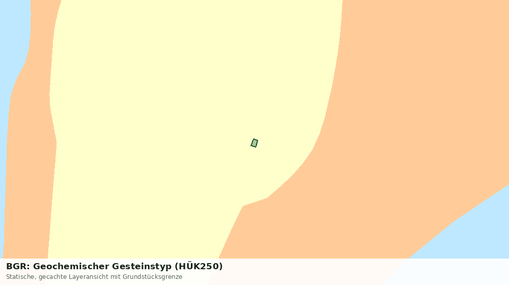 Statische Kartenansicht: BGR: Geochemischer Gesteinstyp (HÜK250)