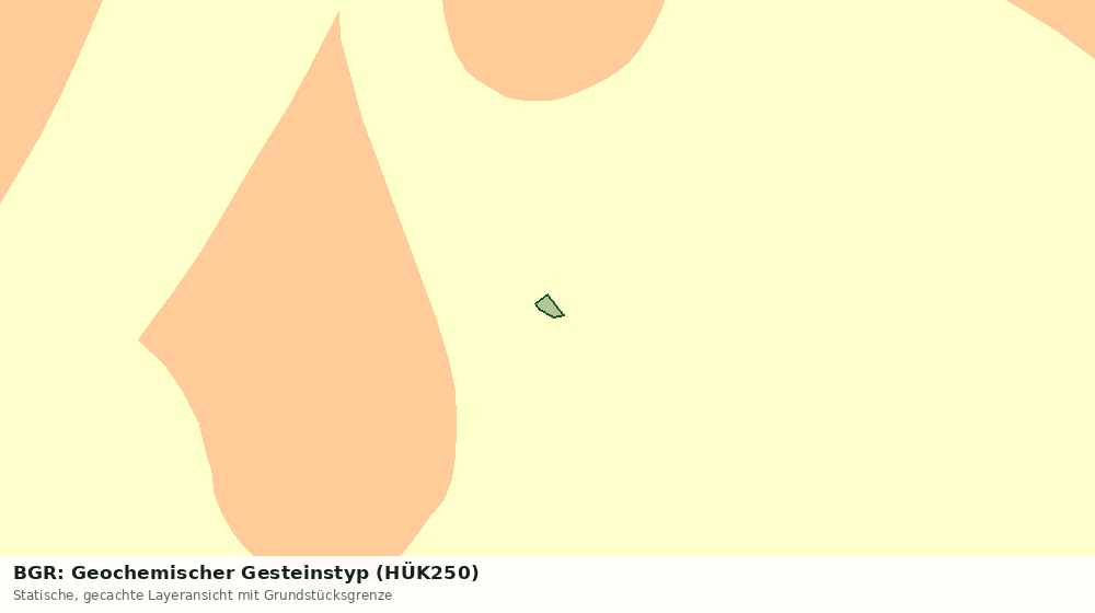 Statische Kartenansicht: BGR: Geochemischer Gesteinstyp (HÜK250)