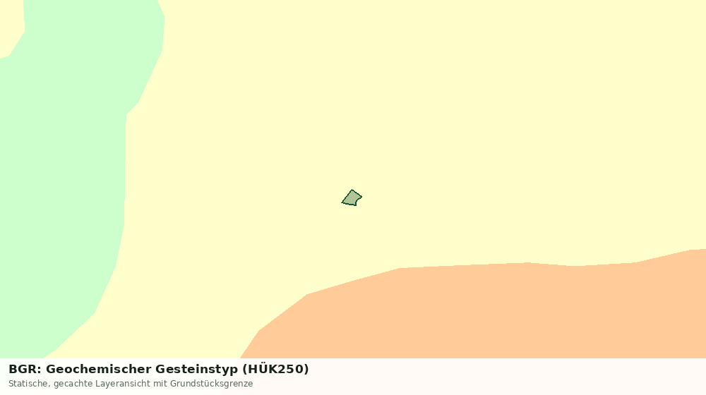 Statische Kartenansicht: BGR: Geochemischer Gesteinstyp (HÜK250)