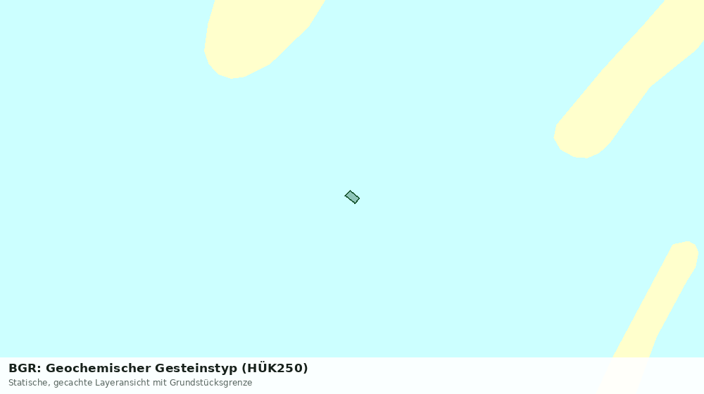 Statische Kartenansicht: BGR: Geochemischer Gesteinstyp (HÜK250)