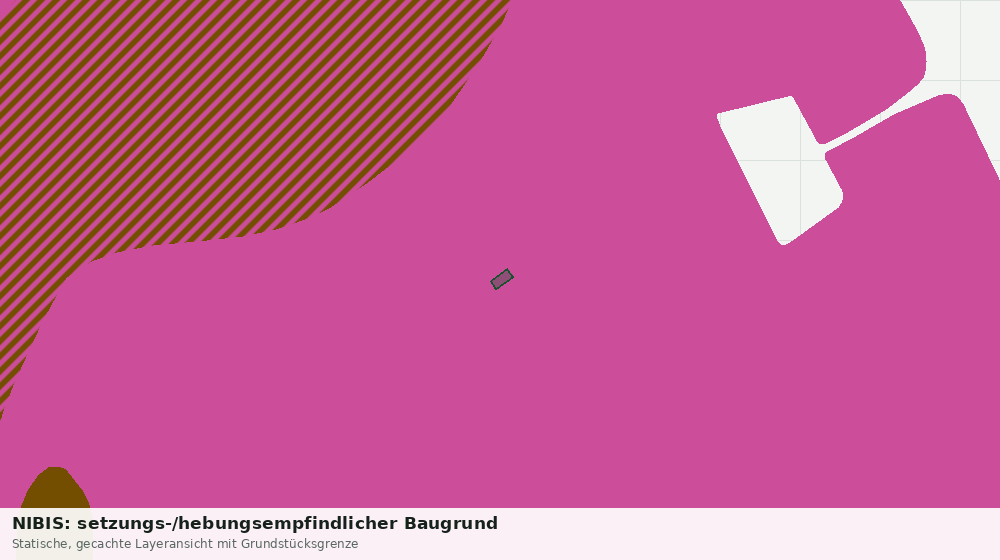 Statische Kartenansicht: NIBIS: setzungs-/hebungsempfindlicher Baugrund
