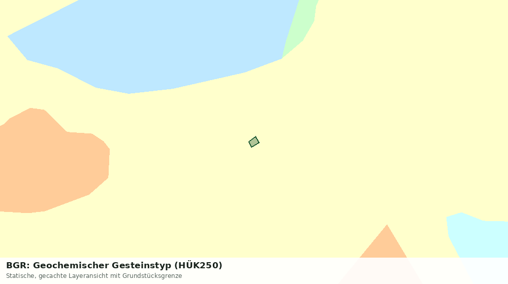 Statische Kartenansicht: BGR: Geochemischer Gesteinstyp (HÜK250)