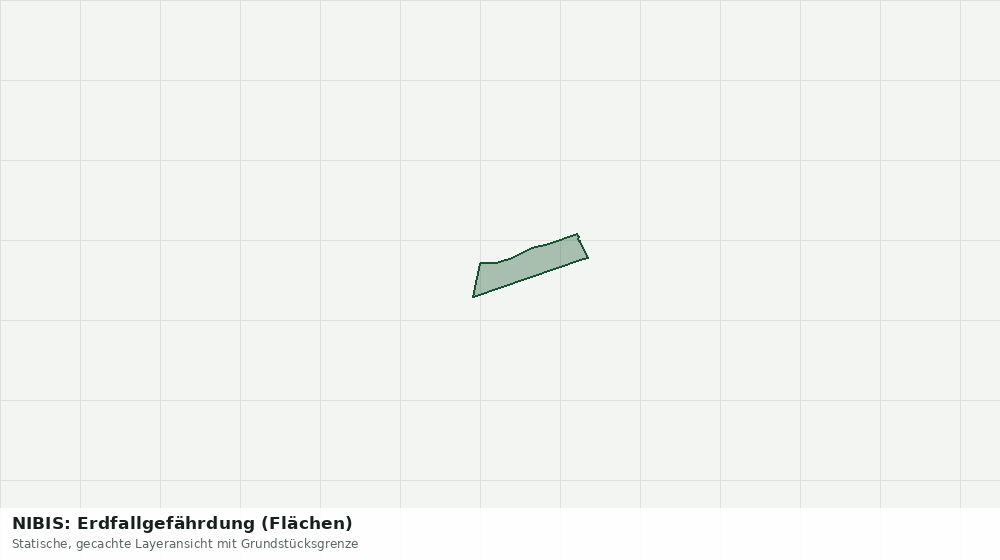 Statische Kartenansicht: NIBIS: Erdfallgefährdung (Flächen)