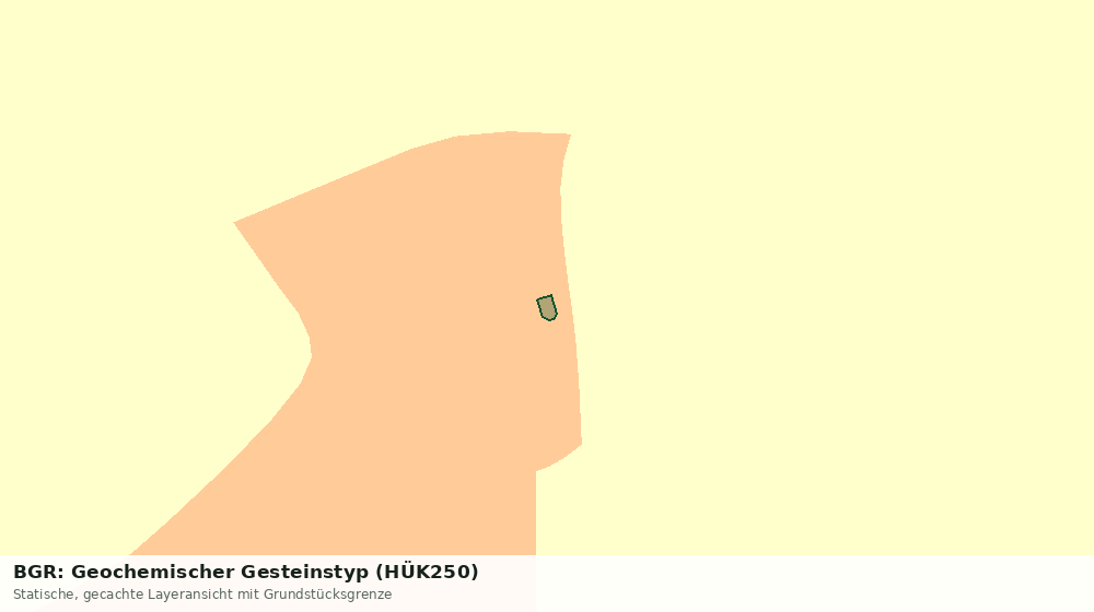 Statische Kartenansicht: BGR: Geochemischer Gesteinstyp (HÜK250)