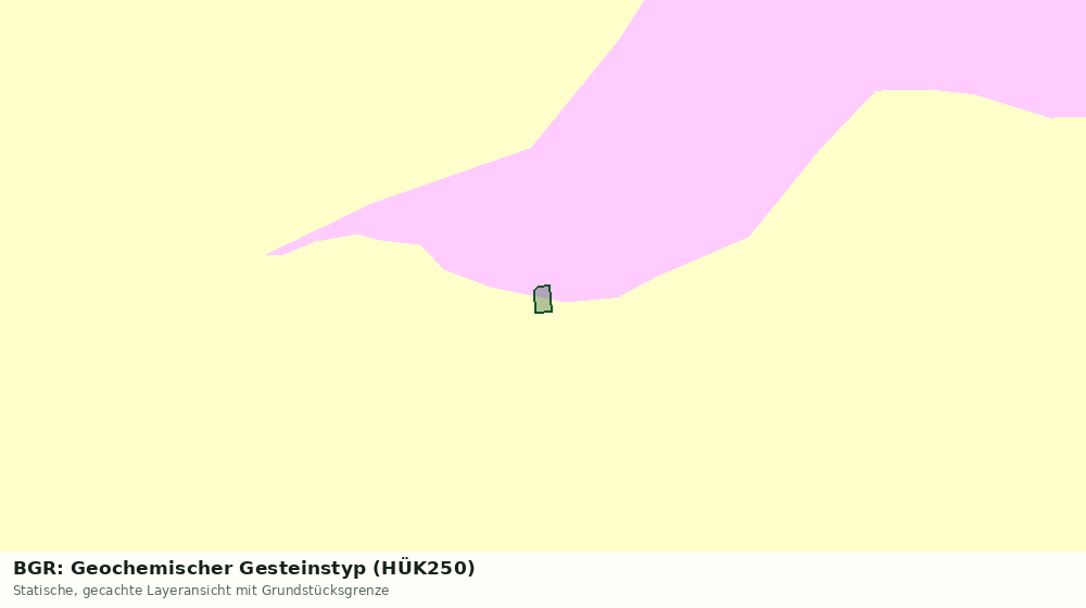 Statische Kartenansicht: BGR: Geochemischer Gesteinstyp (HÜK250)