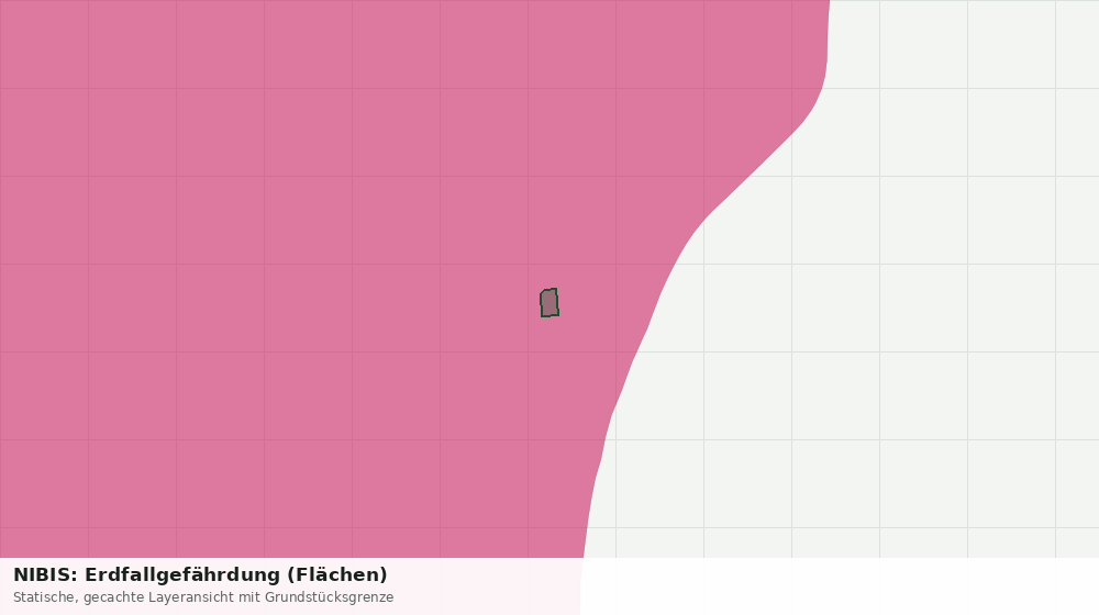 Statische Kartenansicht: NIBIS: Erdfallgefährdung (Flächen)