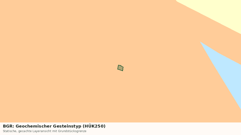 Statische Kartenansicht: BGR: Geochemischer Gesteinstyp (HÜK250)