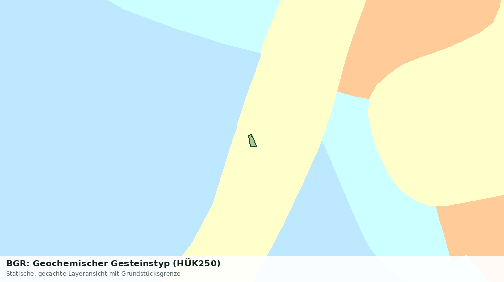 Statische Kartenansicht: BGR: Geochemischer Gesteinstyp (HÜK250)