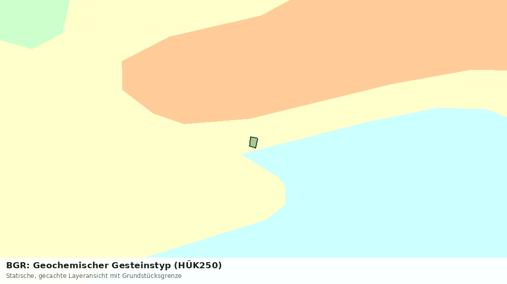 Statische Kartenansicht: BGR: Geochemischer Gesteinstyp (HÜK250)