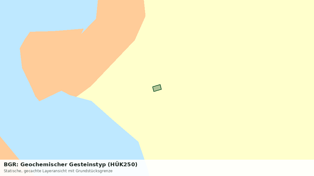 Statische Kartenansicht: BGR: Geochemischer Gesteinstyp (HÜK250)